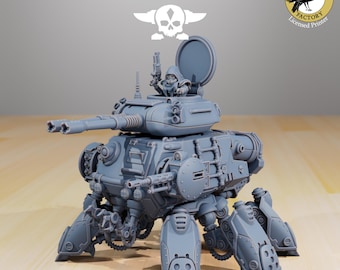 Scavenger Tank (1 tank, alle opties inbegrepen) - StationForge miniatuur voor tafelblad-oorlogsspellen, schaal 28 mm