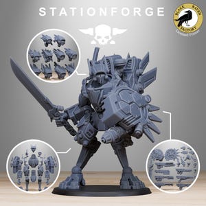 Tarion Elder Mech MK1 - miniatura StationForge per wargame da tavolo, scala 28 mm