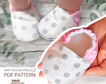 Baby Shoes Sewing Pattern: Beginner Friendly, Newborn to 4 Years (PDF Pattern)