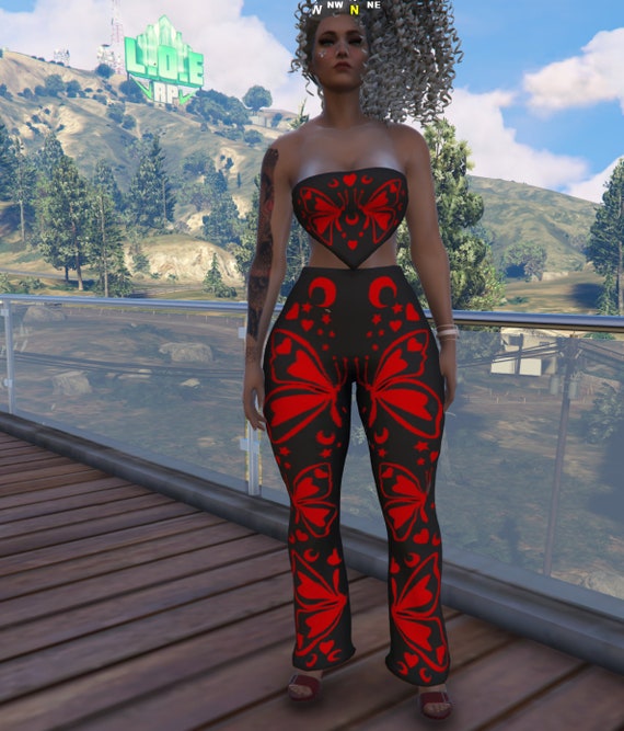 Superfly Set FiveM GTA Female Clothing Set