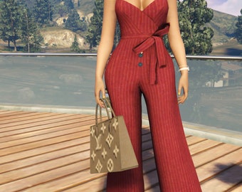 Mono Chloe FiveM GTA Mujer Ropa