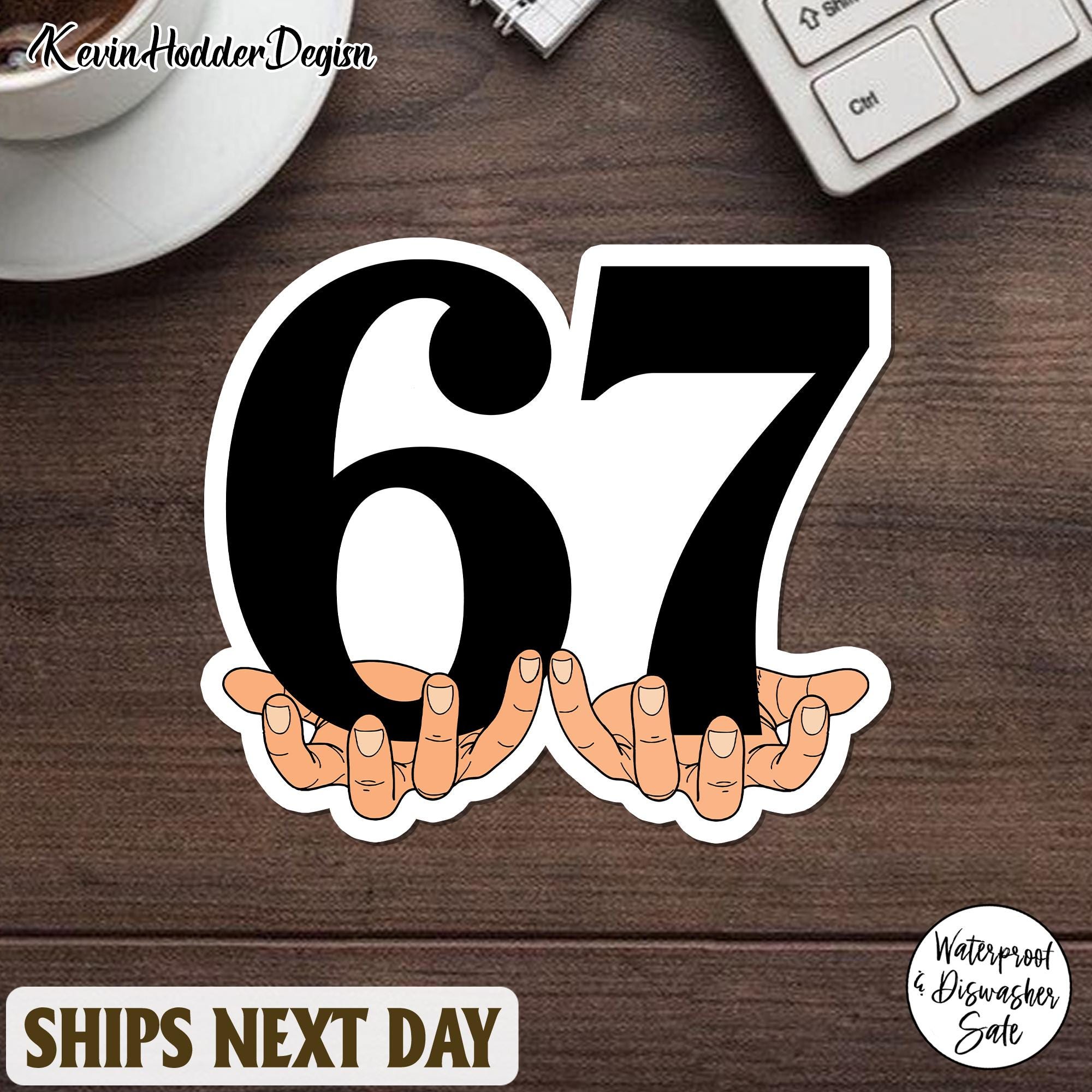 53 Adesivi Meme 67 Divertenti E Impermeabili – Pacco Di Sticker Umoristici Per Borraccia, Telefono, Laptop E Valigia (formato 5.8x4.2 Cm)