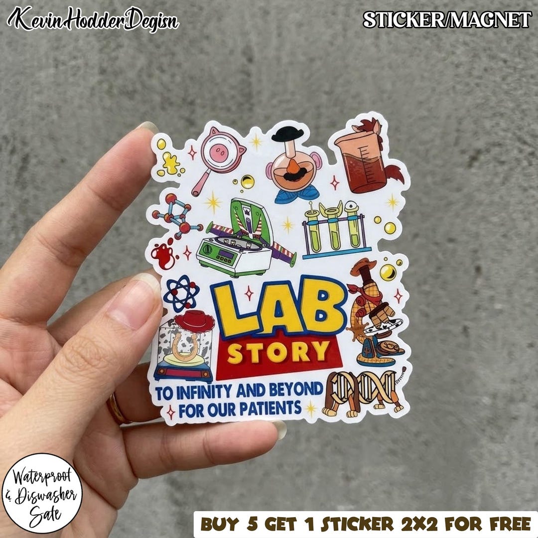 Lab Week 2026 Laboratory Team Sticker, Medical Lab Appreciation Vinyl ...