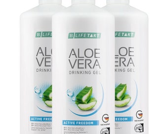 Gel bebible de aloe vera Active Freedom en set de 3