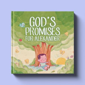 Baptism Gift, Christening Gift, Personalized Bible Verse, God's Promises, Boy or Girl Baptism Gift, Baby Dedication Gift, Baptism Keepsake