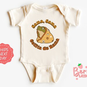 Sana, Sana, Colita de Rana Baby, Toddler, Kids Shirt - Cute Spanish Outfit for Latina Kids, Latina Kids - Natural Youth Shirt BRY-0891 image 3