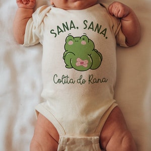 Sana, Sana, Colita de Rana Baby, Toddler, Kids Shirt - Cute Spanish Outfit for Latina Kids, Latino Kids - Natural Youth Shirt BRY-0876 image 4