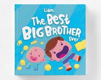 Big Brother Gift, New Big Brother Gift Idea, Personalized Children's Book, Big Brother Hospital Gift, Promoted to Big Brother, New Sibling