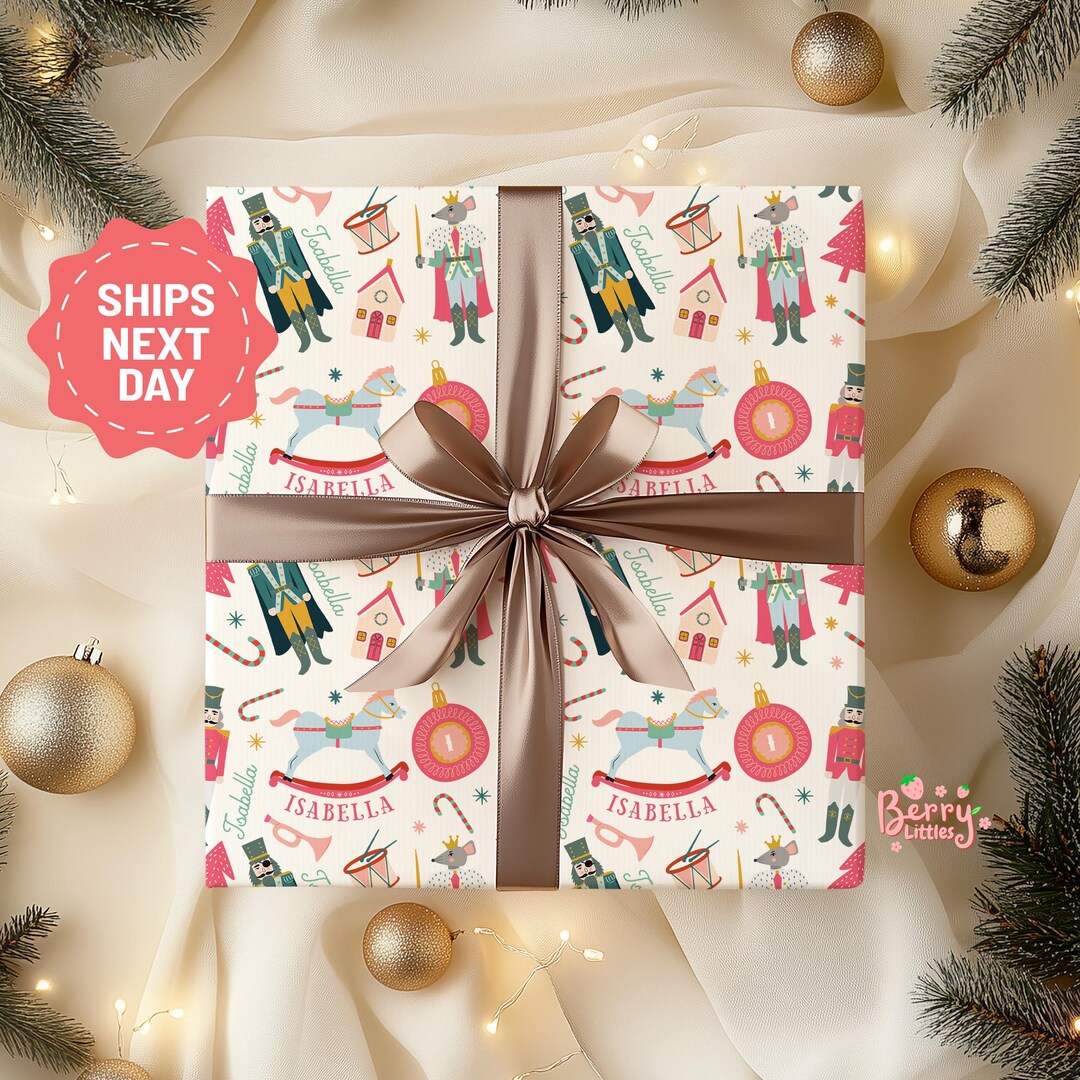 Surprising Personalized Christmas Gift Wrapping Paper Images