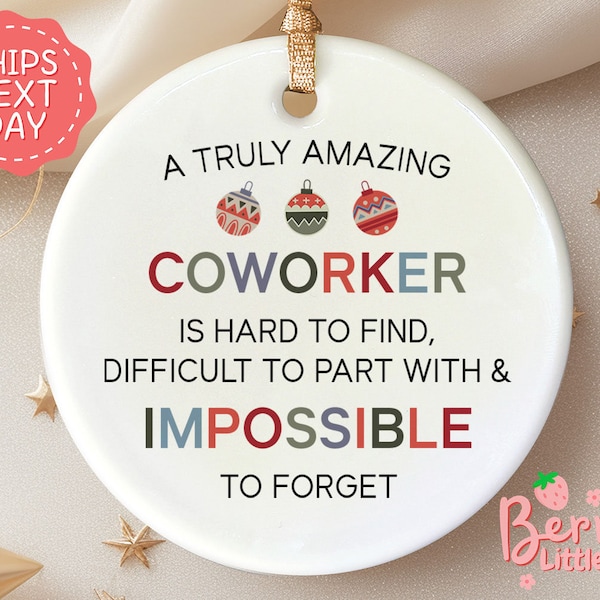 Coworker Christmas Etsy