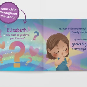 Mother's Day Gift from Kids, Gift for Mom from Child, First Mothers Day, Personalized Children's Book, Gift for Mom image 4