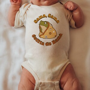 Sana, Sana, Colita de Rana Baby, Toddler, Kids Shirt - Cute Spanish Outfit for Latina Kids, Latina Kids - Natural Youth Shirt BRY-0891 image 4