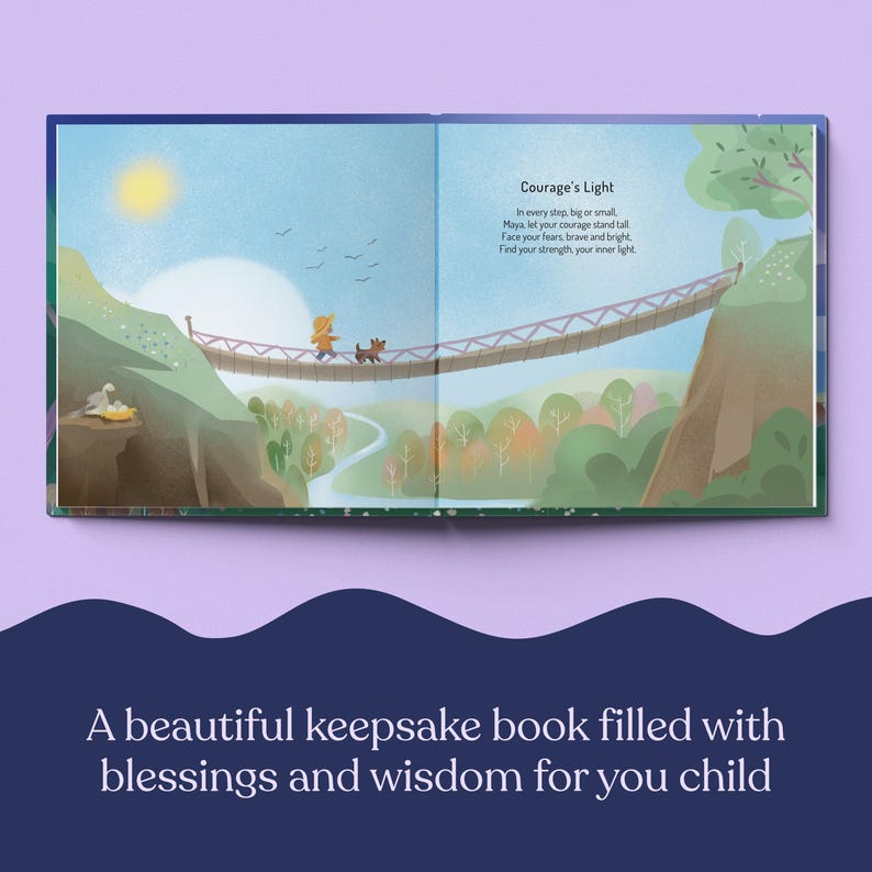 Baptism Gift Girl, Christening Gift, Personalized Children's Book, Boy or Girl Baptism Gift, Baby Dedication Gift, Baptism Keepsake 画像 2