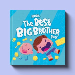 Big Brother Gift, New Big Brother Gift Idea, Personalized Children&#39;s Book, Big Brother Hospital Gift, Promoted to Big Brother, New Sibling