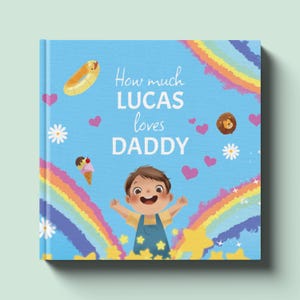 Father&#39;s Day Gift from Kids, Gift for Dad from Child, First Fathers Day, Personalized Children&#39;s Book, Gift for Dad, Birthday Gift for Dad