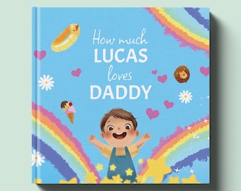 Father's Day Gift from Kids, Gift for Dad from Child, First Fathers Day, Personalized Children's Book, Gift for Dad, Birthday Gift for Dad