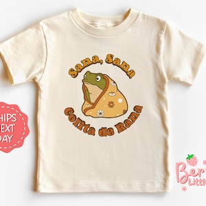 Sana, Sana, Colita de Rana Baby, Toddler, Kids Shirt - Cute Spanish Outfit for Latina Kids, Latina Kids - Natural Youth Shirt BRY-0891 image 1