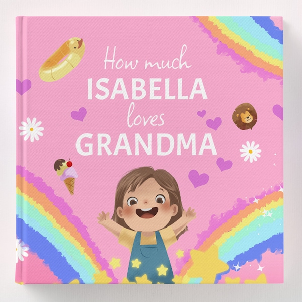 Grandma Gift, Gift for Grandma from Child, Mother's Day, Personalized Children's Book, For Grandparents, Gift from Grandchild