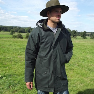 Campbell Cooper Classic Padded Wax Jacket Made in England
