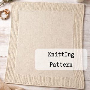 Modello di coperta per neonati da lavorare a maglia per principianti | Modello di coperta per neonati da lavorare a maglia facile | Modello di coperta veloce per una settimana