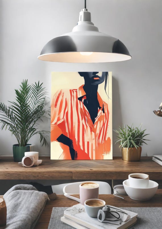 Stripes – Minimalist Fashion Art Poster