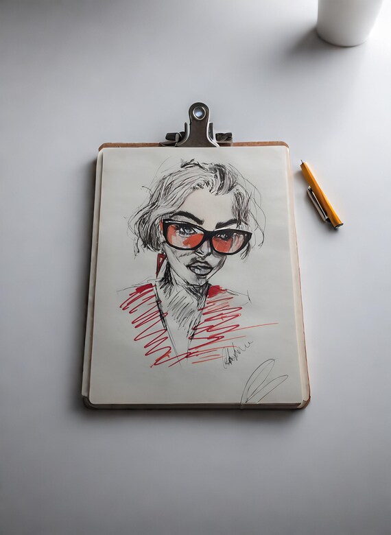 Dynamic Expression: Abstract Pen and Marker Illustration