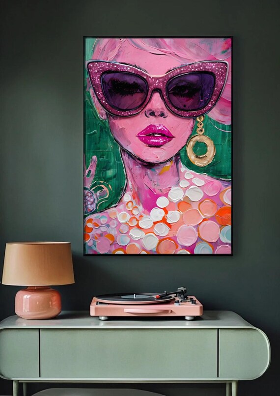 Colorful. Dreams: Abstract Art with Glittering Touch
