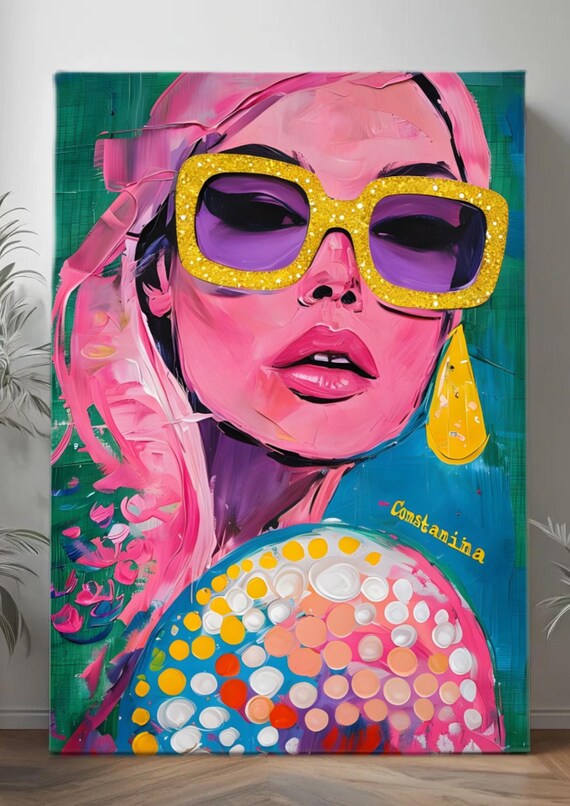 Colorful Sunglasses Art Print