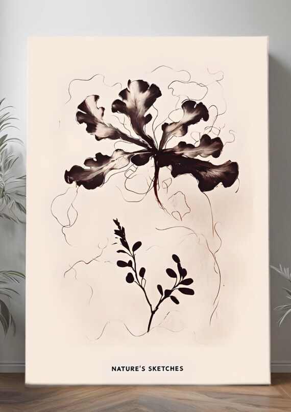 Organic Elegance: Botanical Monochromes