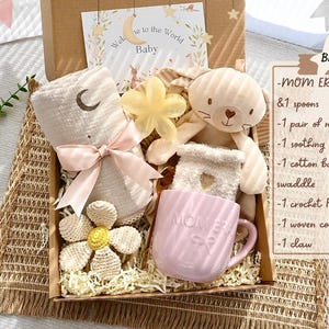 MOM ERA Geschenk, neue Eltern Geschenkbox, neues Babygeschenk, Geschlecht enthüllen Geschenk, Schwangerschaftsgeschenk, neue Mutter und Baby-Geschenkset, Geschenk nach der Geburt