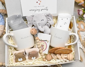 New Parents Gift Box,Gender Neutral Gift,New Baby Gift,Gender Reveal Gift,Pregnancy Gift, Family And Baby Gift Set,Postpartum Gift
