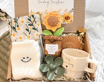 Emotional hug gift,Sending sunshine gift,Emotional support plant gift box,Hygge gift box,Sympathy gift,Thank you for helping me grow