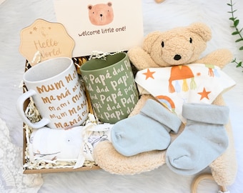 New Parents Gift Box,Gender Neutral Gift,New Baby Gift,Gender Reveal Gift,Pregnancy Gift, Family And Baby Gift Set,Postpartum Gift
