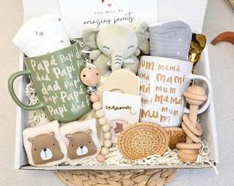 New Parents Gift Box,Gender Neutral Gift,New Baby Gift,Gender Reveal Gift,Pregnancy Gift, Family And Baby Gift Set,Postpartum Gift