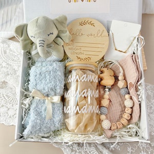 Personalized New mom gift, pregnancy gift,  baby shower gift，boho gift box, new mom gift, mom and baby gift box, postpartum gift for new mom