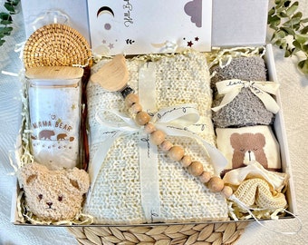 MAMA bear for Mom and baby gift set with blanket,New mom gift, pregnancy gift,  baby shower gift, Baby Hamper,new mom gift, postpartum gift