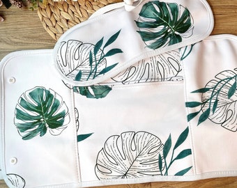 Pak monstera ricinusolie, biologisch katoenen flanel, herbruikbaar en knoeivrij voor een diepe slaap, verlichting van stress