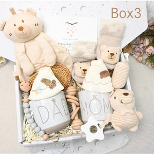 New Parents Gift Box,Gender Neutral Gift,New Baby Gift,Gender Reveal Gift,Pregnancy Gift, Family And Baby Gift Set,Postpartum Gift