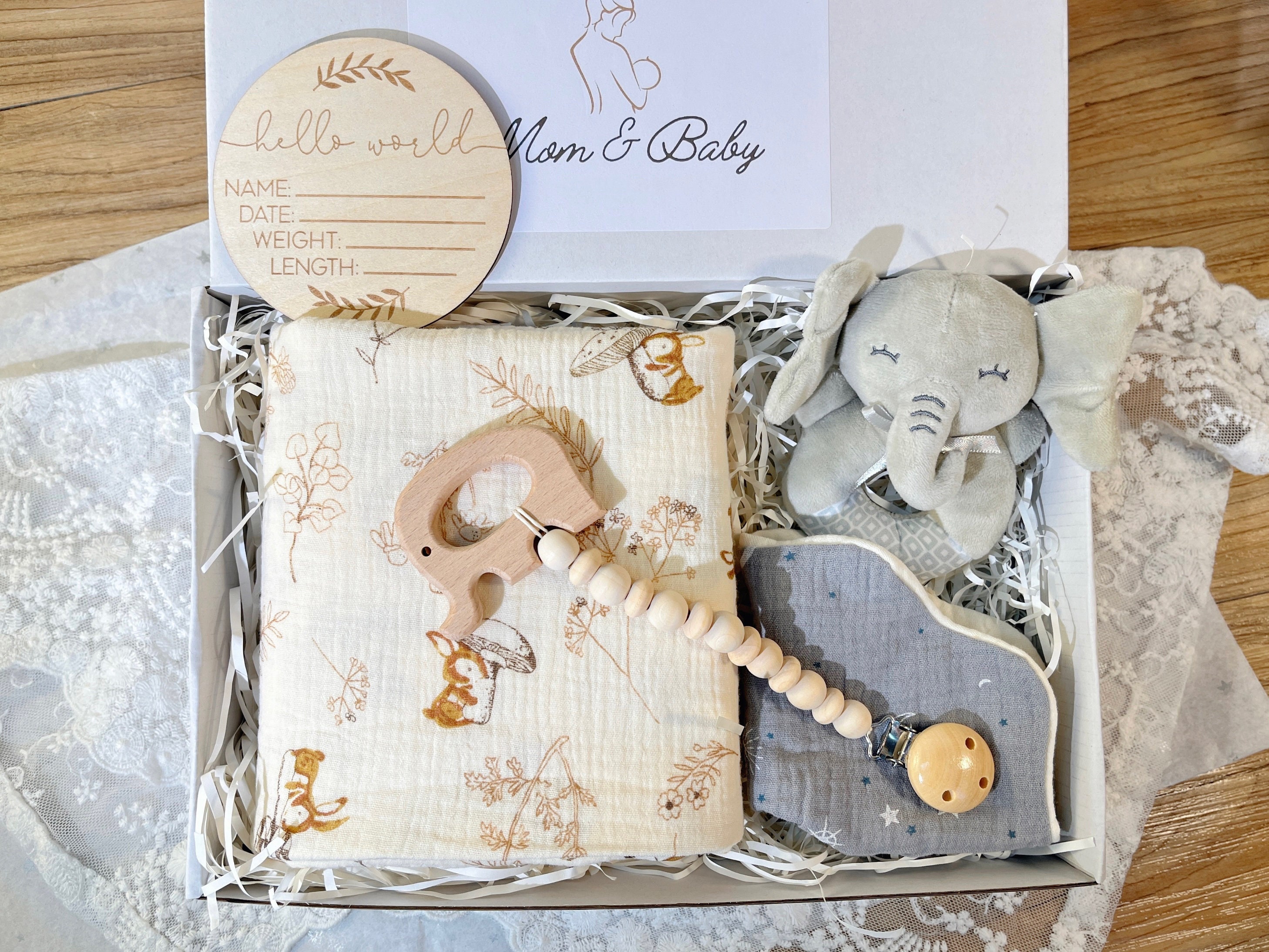 New Mom, Baby Gift Box for Women After Birth, Baby Gift Basket