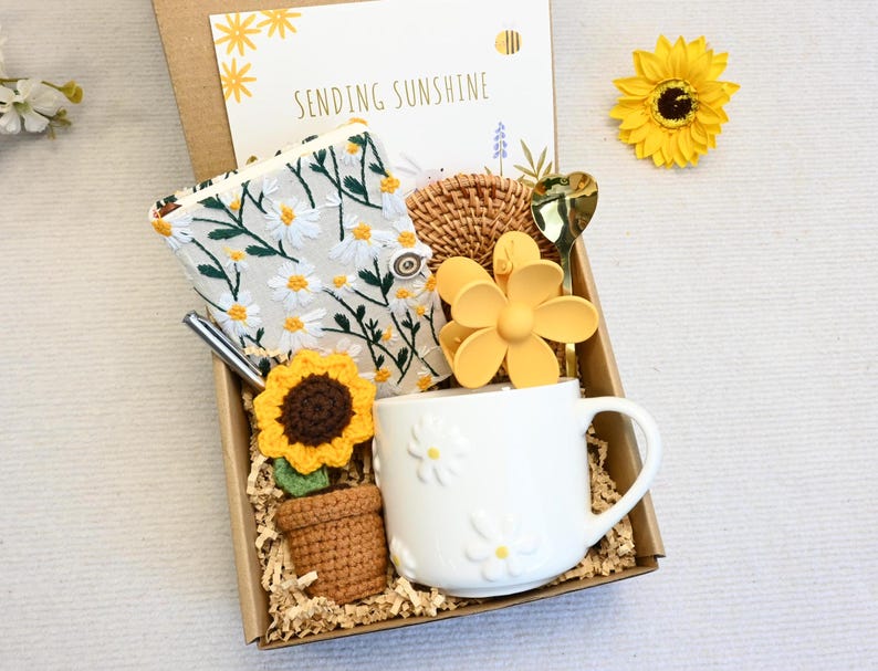Sending Sunshine Gift,warm and Cozy Gift Box With Blanket,hygge Gift