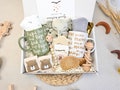 New Parents Gift Box,Gender Neutral Gift,New Baby Gift,Gender Reveal Gift,Pregnancy Gift, Family And Baby Gift Set,Postpartum Gift product logo