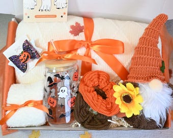 Fall Gift Box,Halloween Gift Box for her, Halloween Gift Box for Daughter,Halloween Gift Box with Pumpkin Mug, Women's Halloween Box