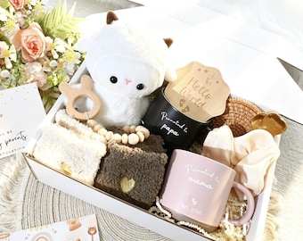 Personalized New Parent Gift Box, Baby Shower Present ,Warm Gift ,Comfort ,Soothing ,Emotional comfort