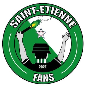 Sticker Saint Étienne Fans - Rond