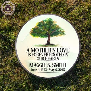 Custom Mother Memorial Garden Stone, Gift for Loss of Mother, Gift for someone who lost their mom, memorial, in memory of, loss of loved one