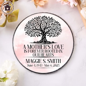 Custom Mother Memorial Garden Stone, Gift for Loss of Mother, Gift for someone who lost their mom, memorial, in memory of, loss of loved one