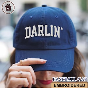 Darlin &#39;bestickter Hut - Country Western Dad Cap, Baseballkappe im südlichen Stil, Darlin Hut, Cowgirl Konzert Outfit, Rodeo Mode Geschenk