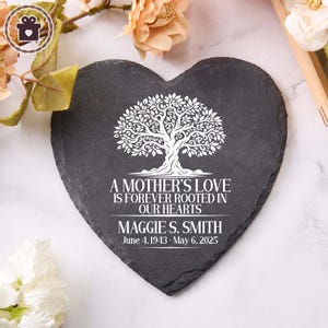 Custom Mother Memorial Garden Stone, Gift for Loss of Mother, Gift for someone who lost their mom, memorial, in memory of, loss of loved one