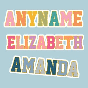 Custom Name Stickers Personalized Name Decal Vinyl Waterproof Gifts Decal for Laptop Water Bottle Gift Bags Name Gift Tags Kindle Laptop