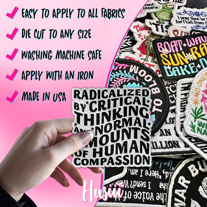 Radicalized by Critical Thinking Patch, Human Rights Feminist ...